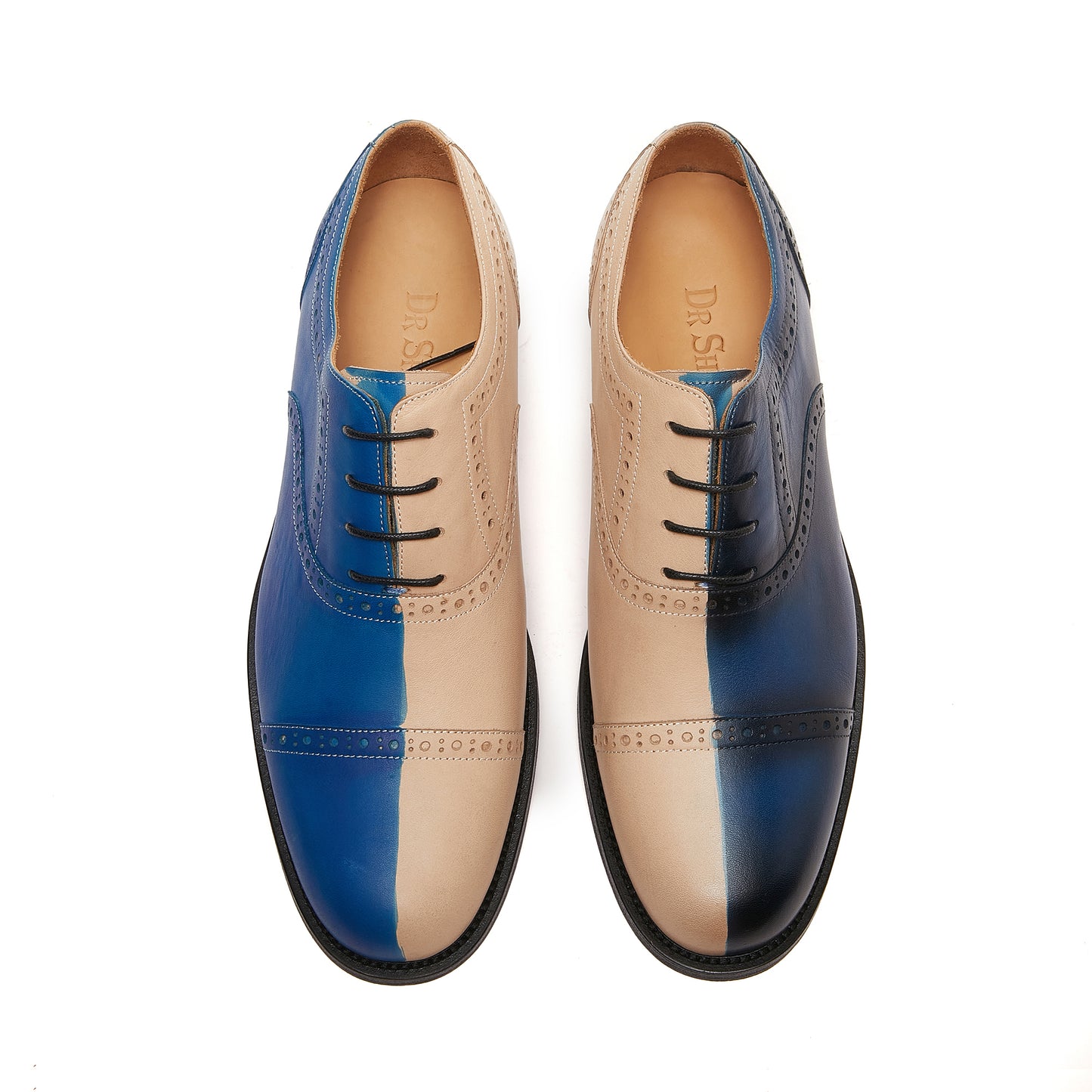 Angelico Brogue - Blue Beige