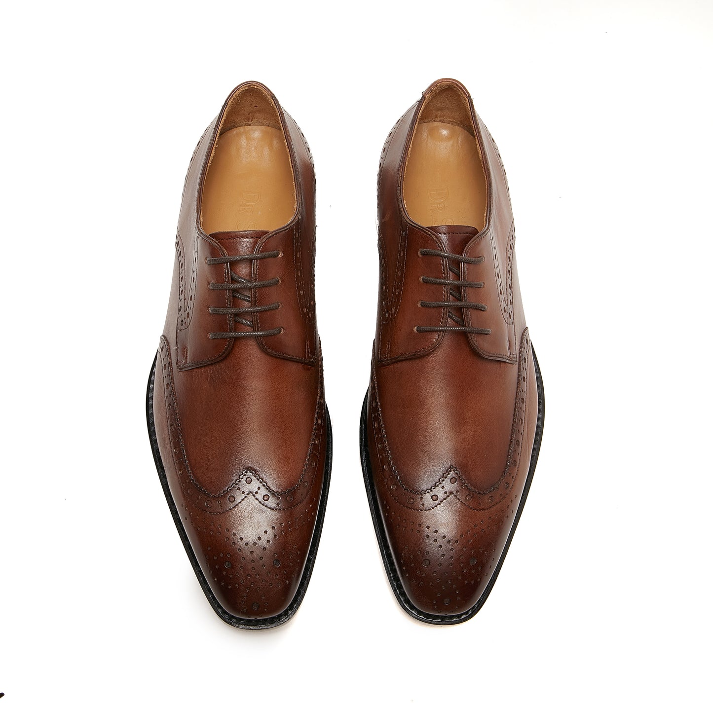Vernon Wing Tip - Tan Brown