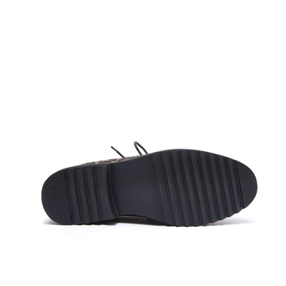 Harbor - Leopard-Black Suede
