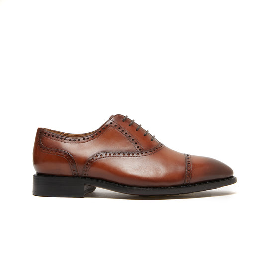 Angelico Brogue - Tan Brown