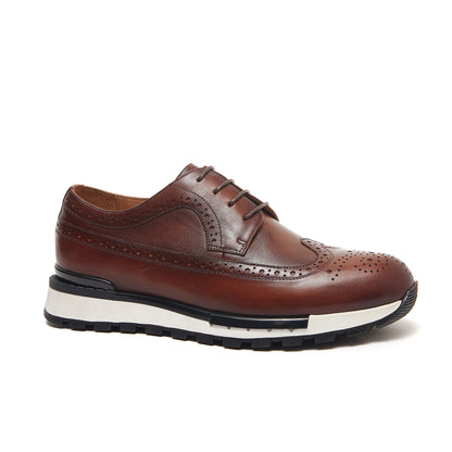 Bruno Wing Tip - Brown