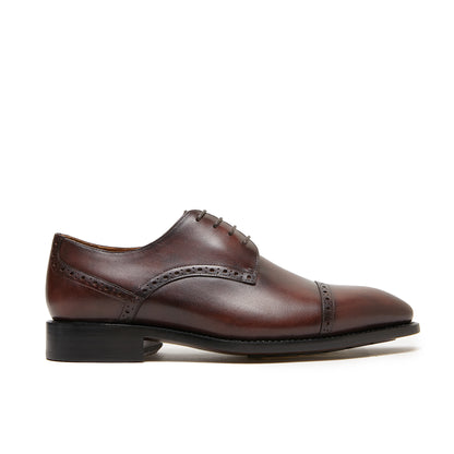 Santoni Brogue - Dark Brown