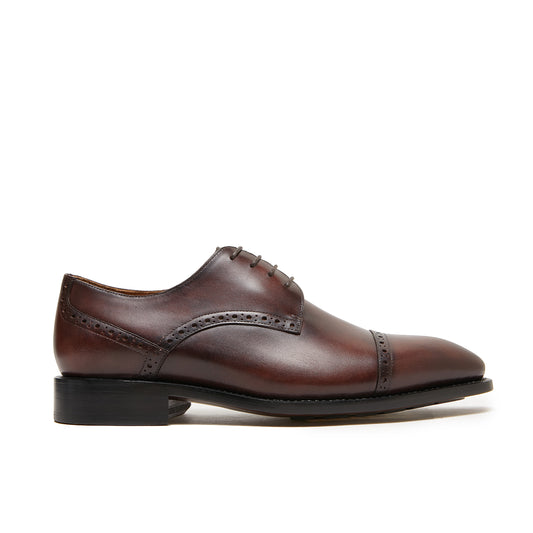 Santoni Brogue - Dark Brown