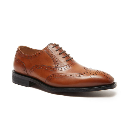 Velasca Wing Tip - Tan Brown