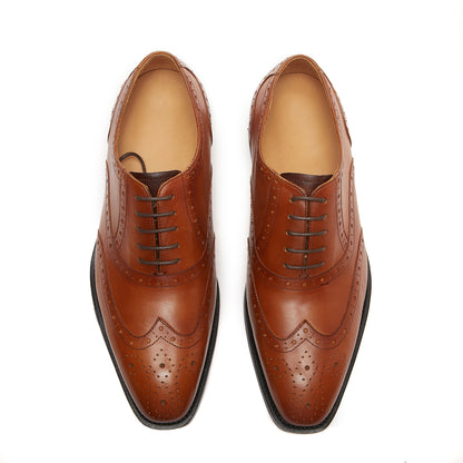 Velasca Wing Tip - Tan Brown